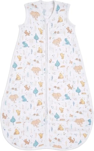 aden + anais™ light sleeping bag 1TOG muslin winnie in the woods (0-6m) (The woods, 18-36 months)
