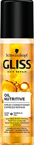 NOVA ENGEL Schwarzkopf Gliss Oil Nutritive Spray Conditioner Express Repair 200Ml