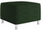 Mirjan24 Moderner Polsterhocker Dover Cord, Sitzhocker Hocker Sitzbank Fußbank Pouf Farbauswahl (Poso 14)