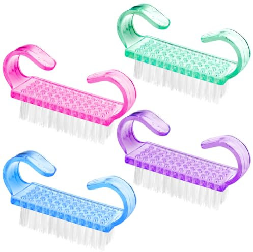 LOPHE Spazzola Per Unghie, 4 Pezzi Spazzola Per La Pulizia, Lavaggio Di Mani Spazzolino, Spazzola Per Il Lavaggio Delle Mani, Per Pulizia E Pulizia Delle Unghie