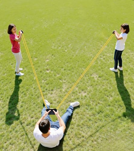 Ultimate Water Balloon Launcher & Slingshot per adulti | Gamma di 277,4 m, divertimento all'aperto multiuso con bombe spruzzate, magliette, palle di neve e altro (giallo)