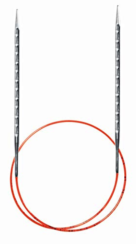 Addi AddiNovel - Aguja circular cuadrada (100 x 4,5 mm, metal, 100 cm, 4,5 mm)