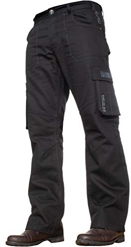 Enzo Pantalon cargo cargo pour homme - Noir - X-Small