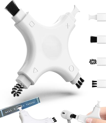 Nalezuns Kit de nettoyage pour clavier, téléphone portable, facile à transporter, kit de nettoyage 4 en 1 pour téléphone portable, prise de charge, nettoyant pour ordinateur portable, téléphone
