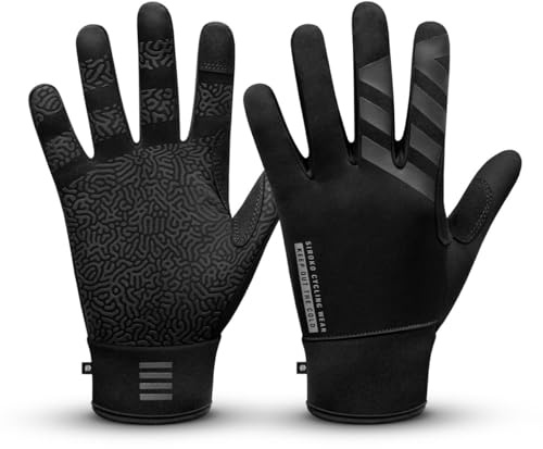 SIROKO - Guantes de Ciclismo de Invierno Vestkapp - S - Negro