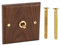 250V Wall Panel Switch Plate Outlet Covers Wooden Toggle Switch Handcrafted Toggle Switch Black Walnut Material Electrical Outlet Retro Single Toggle Switch 86 X 88mm Panel Size