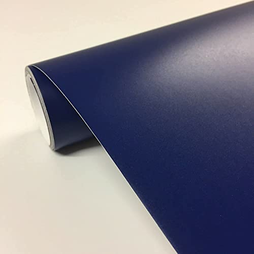 vgoltd Furniture Sticker Matt Vinyl Roll Self Adhesive Contact Paper for Kitchen Cupboards Cabinet Fridge Door Tables Drawers & Wardrobe (King Blue, 30 x 200 cm)