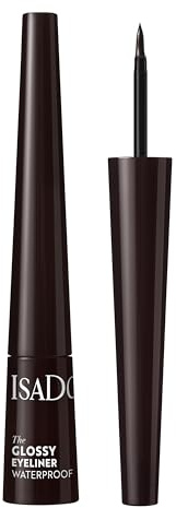 IsaDora Eyeliner Wasserfest - Liquid Lidstrich Stift mit Wet-Look Finish - Leichtes Auftragen (Brown)