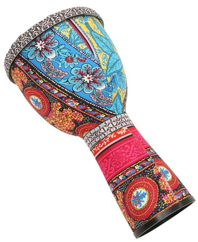 Parliky Junge Mädchen Afriikanische Handtrommel Aus Pvc Mit Strapazierfähigem Felltrommelkopf Leicht Stimmungsfrei Inklusive Trommelgurt Pädagogisches Percussion-instrument Für Anfänger Un