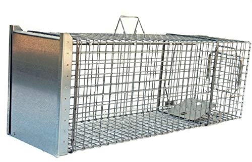 Holtaz Super Starke Falle Marderfalle Katzenfalle Fuchsfalle Biberfalle Tierfalle Kastenfalle Drahtfalle Größe : 120x34x42 cm Mit Extra Köder