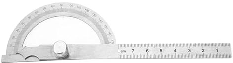 0–180 grader rostfritt stål vinkelkniv goniometer vinkelsökare mätare med 15 cm linjal 80*120mm
