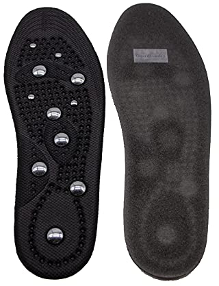 Plantillas de Masaje Magnético Terapia Inserción Ortopédica Reflexología Transpirable Dolor de pie Acupresión Mejorar la Circulación Sanguínea Fascitis Plantar Cuidado de la Salud del pie L