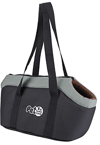 Breathable Handbag Pet Carrier - Adjustable Folding Sling With Warm Sponge for Dog Cat Travel in Winter - Outdoor Portable Bag for Shopping Hiking Walking