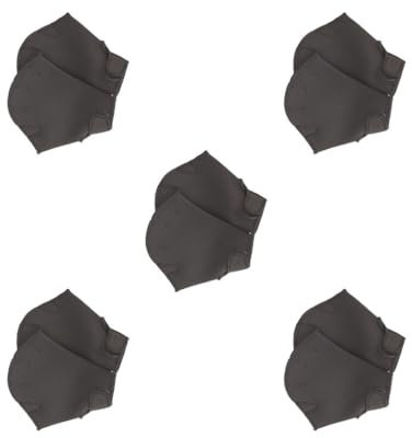 Schwimmhandschuhe, wasserfest, für Damen und Herren, für drinnen und draußen, Unisex, zum Tauchen, Surfen, Wassersportausrüstung, Schwarz, 5 Stück