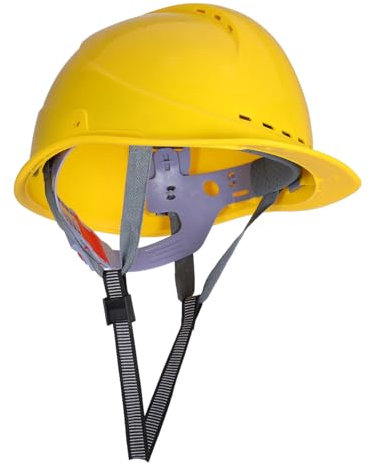 Ciieeo Cappello Giallo Casco Da Per Adulto Casco Sicurezza Da Design Ventilato Ed Ergonomico Adatto Per Cantieri Edili e Ambienti