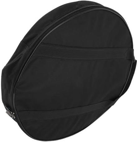 LOLIPPYY Paquet de Rangement Fermeture Éclair Antirouille pour Cymbales en Tissu Oxford Noir Portable et Adapté Transport D'instruments de Musique 40x8cm