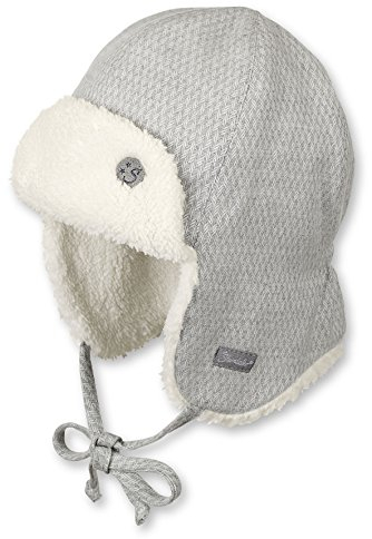 Sterntaler Jungen Fliegermütze Mütze, Grau (Kiesel 534), 53