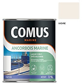 ANCORBOIS MARINE IVOIRE- 1L Laque microporeuse pour la protection et la décoration des bois et dérivé