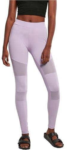 Urban Classics Mallas para Mujer Tech Mesh Leggings, Lilac, XXL