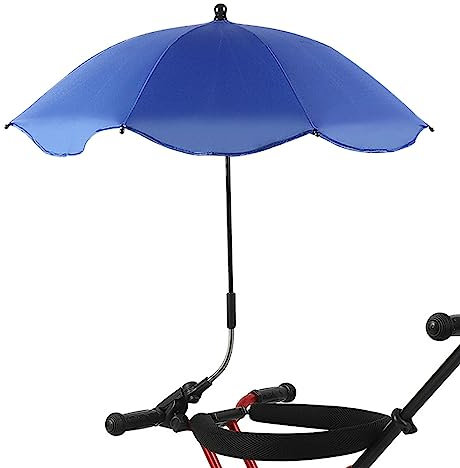 Baby Stroller Parasol | Pram Parasol UV Protection 50+ | Clip- Parasol | 360° Adjustable Baby Stroller Umbrella Sun Protection | Pram Accessory