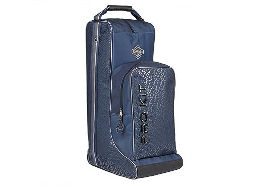 Lemieux Elite Pro Boot & Hat Bag - Strong Waterproof Outer - Padded Divider Between Boots - Comfort Grip Handle - Navy
