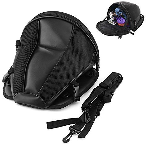 Motorcycle Tail Bag, Large Capacity Back Seat Carry Bag, Waterproof Back Seat Helmet Pack for Motorbike, Off-Road Vehicles, Dual Sports