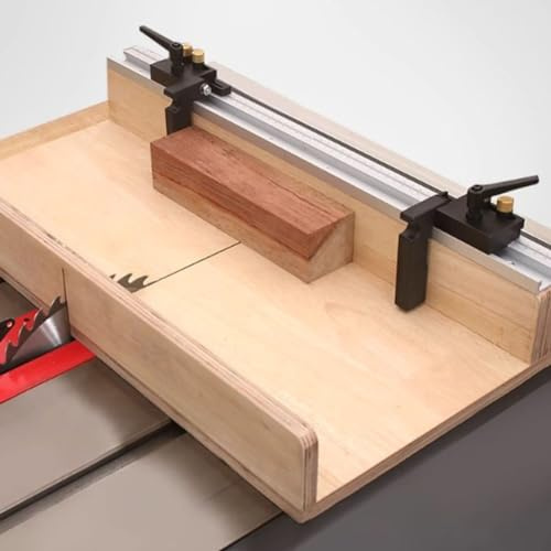 DAZZLEEX 45 binari a T tipo Miter Track 40cm/50cm/60cm in lega di alluminio, accessori per sega da banco per banco fresatrice, seghe da tavolo (50cm)