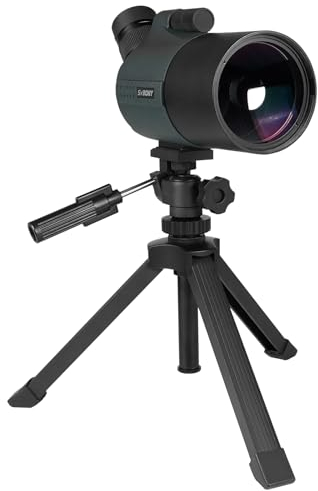 Svbony SV41Pro Mini Mak Spotting Scope, 28-84X80mm Angled Maksutov Spotting Scope, FMC 1.25 Detachable Eyepiece Compatible with SC001 Camera for Aldult Target Shooting Archery Astronomy