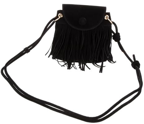 LIFKOME Vintage Umhängetasche Damen Mit Quasten Boho Crossbody Bag Mit Fransen Kompakte Kleine Schultertasche Für Alltag Party Beach Vielseitig Und Stilvoll Für Frauen