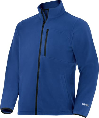 Uvex suXXeed Craft Fleecejacke - Herren Arbeitsjacke mit warmen Microfleece - Stehkragen & Reißverschluss - Größe XL