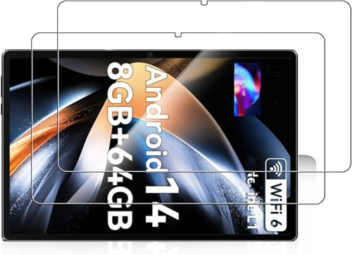 Pellicola salvaschermo in vetro temperato per tablet Android Hotlight C10 da 10, alta trasparenza, resistente ai graffi, anti-impronte (confezione da 2)