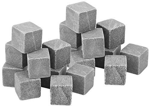 Piedra de Hielo, 2x2x2cm de Mármol Refrigerador Vino de Cubo 18 Piezas para Bebidas