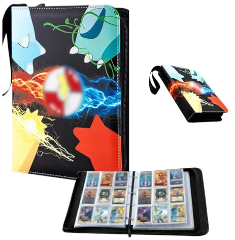Álbum de Cartas profesional TGC,1080 Cartas,60 Páginas|Fundas Integradas, resistente al agua,acabado PREMUIM |Card Binder Profesional de coleccionista de Alta Capacidad,carpeta de tarjetas,archivador