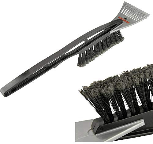 NIGRIN Eisschaber Auto Eiskratzer mit Schneebesen, Eisschaber mit präziser Schabfläche, Gesamtlänge: 45 cm, Eisschabkante 95 mm