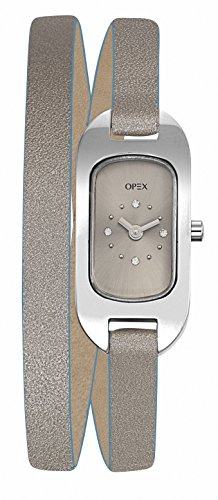 Opex Damen-Armbanduhr Ballerine Analog Quarz Leder X0391LG6