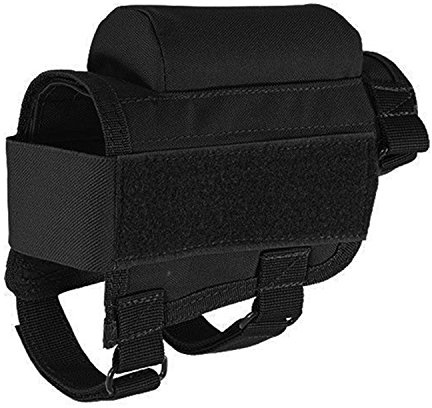 YUEWO Taktisk Gewehrwaffe Buttstock Cheek Rest Riser Mönster Transportörväska Hållare Ny (Kaki)