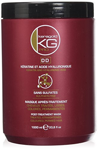 KeraGold DD Maske ohne Sulfate, Keratin/Hyaluronsäure, 1 l
