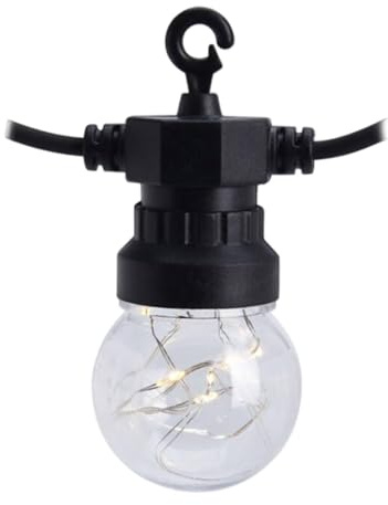 Well Home Guirnalda de 20 Luces Blanco calido con Temporizador 950cm