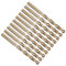 PATIKIL 6.8mm Drill Bit, Jobber Straight Shank M35 Cobalt 5% High-Speed Steel 135° Gold Finish for Stainless Steel Hard Metal - 10 Pack