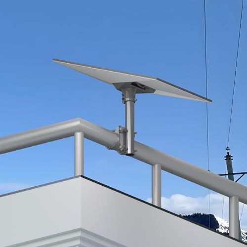 Staffa di montaggio su palo Starlink Standard Gen 3 - Adatta a pali da 25mm-70 mm, adattatore per tubo incluso, resistente per camper, balconi e pali esistenti | Senza trapano