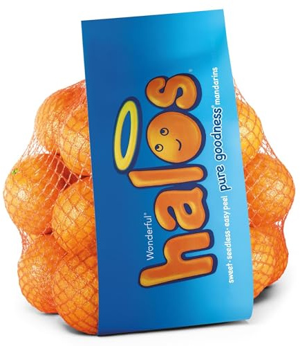 Wonderful Halos Mandarins, Sweet, Seedless, Easy Peel Mandarin Oranges - Healthy Food, Fresh Fruit, 3lb Bag