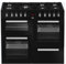 Cuisiniere Piano de cuisson électrique BEKO - 6 gaz + 1 wok - 100 cm - PF335325DB