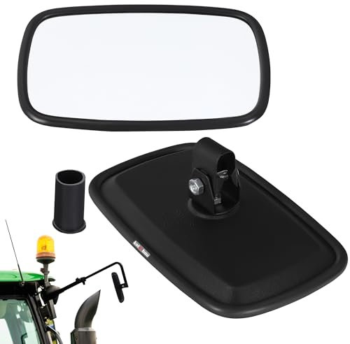 KOTARBAU® Traktor Spiegel Universal 14,5 x 23 cm PVC 1 Stück Rückspiegel Traktor LKW Rückfahrspiegel mit Halterung Spiegel Landwirtschaft