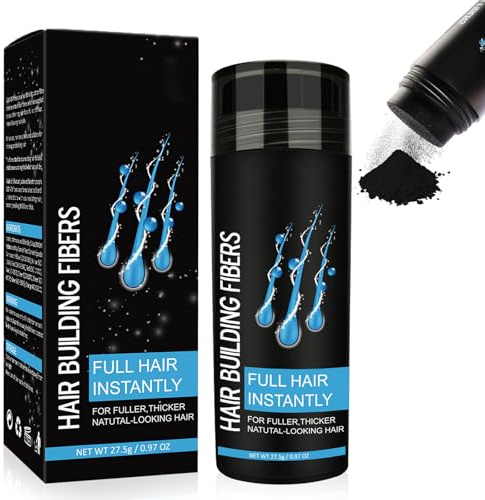 Hair Fibres Dark Brown, Spray Temporary Cover | Hair Fibres Thin Fiber Spray, Hairs Loss Cover for Men & Women