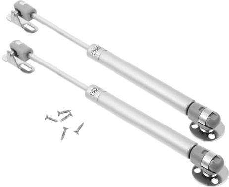 LIFKOME Soporte Telescópico Neumático para Puertas de Armario Amortiguador Hidráulico de Presión Diseño y Duradero Kit de Unidades para Muebles y Estanterías