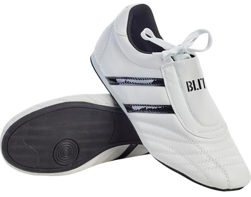 Blitz Martial Arts Training Shoes - White/Black - UK 7