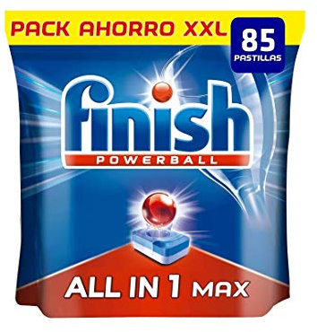 Finish Compresse per lavastoviglie Powerball, 80 compresse