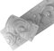 PVC Self Adhesive Silver 3D Flowers Waterproof Wall Border Decor Removable Kitchen Bathroom Tiles Stciker 10cm by 5meters