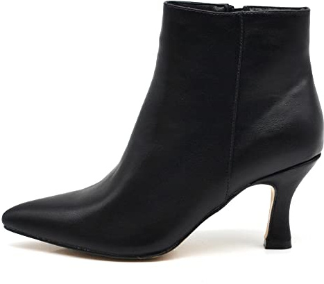 IF Fashion Botines Botas de Punta Zapatos de Mujer con Tacón MP413, 37 EU