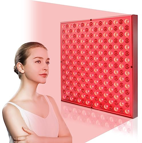cabpay Red&Infrared Light Panel for Full Body,LED Red 660nm and Near Infrared 850nm Light Combo
